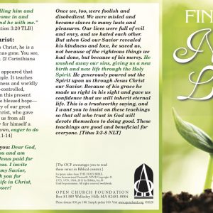 Tract: Finding New Life front view