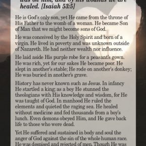 Tract: Who Is Jesus? Front side