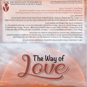 The Way of Love Tract - Side 1 of 2