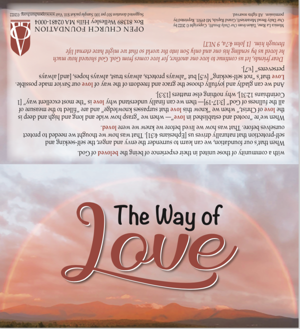 The Way of Love Tract - Side 1 of 2