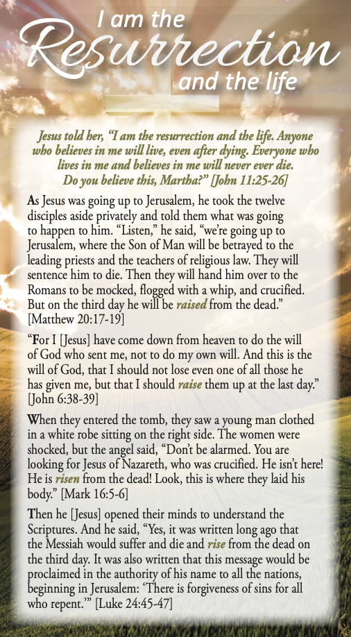 Resurrection and the Life